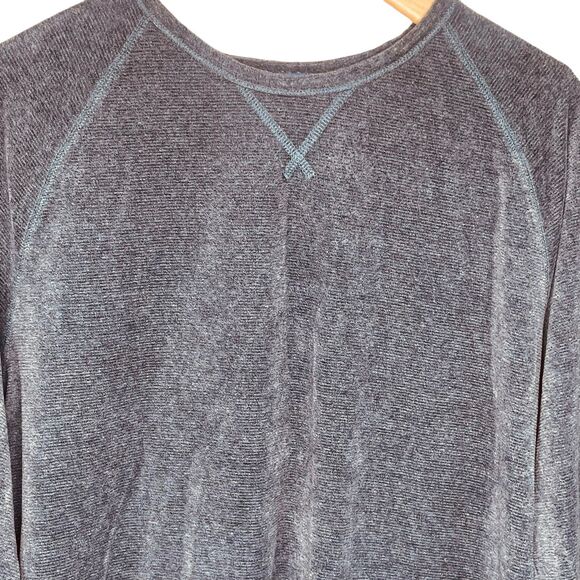 Tommy Bahama | Navy Cotton-Blend Pullover Sweatshirt Size XL | EUC - Picture 4 of 12